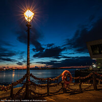 Buy canvas prints of Evening at the Albert Dock by Paul McKenzie