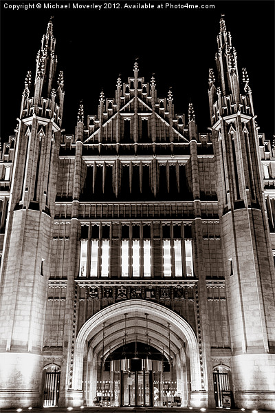 Marischal College Aberdeen Picture Board by Michael Moverley
