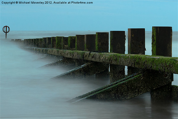 Aberdeen Beach Groynes Picture Board by Michael Moverley