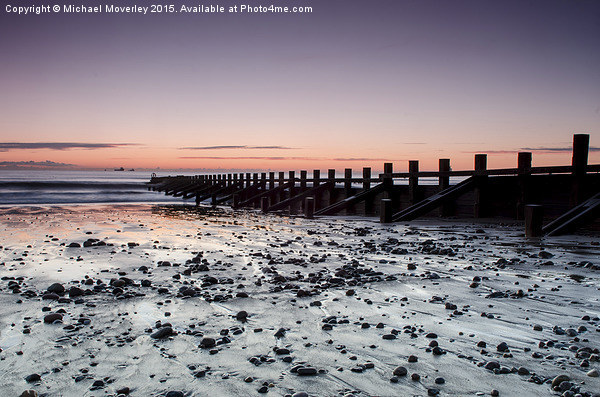  Sunrise Aberdeen Beach Picture Board by Michael Moverley
