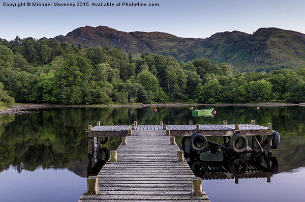  Serenity at St Fillans Picture Board by Michael Moverley
