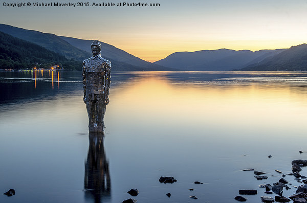  Mirror Man at St Fillans Picture Board by Michael Moverley