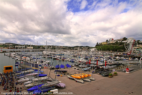 Beacon Quay, Torquay Picture Board by Debbie Metcalfe