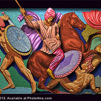 Buy canvas prints of Alexander and the Persians by Stephen Conroy