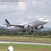 Buy canvas prints of Air France lift-off by Sam Pattison