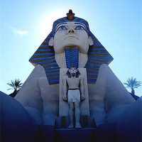 Buy canvas prints of Sphinx at the Luxor Vegas by Patti Barrett