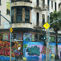 Buy canvas prints of Grafitti in San Francisco by Patti Barrett