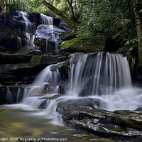 Buy canvas prints of Somersby Cascades by Barry Cocklin