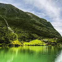 Buy canvas prints of Norway Lake by Cristian Mihaila