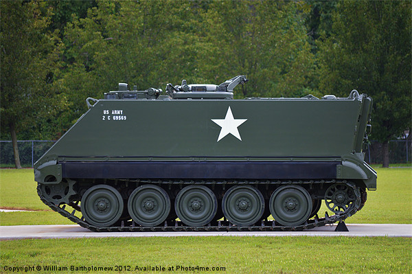 M113 Personnel Carrier Picture Board by Beach Bum Pics