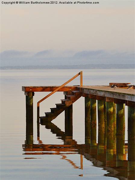 Reflecting Pier Picture Board by Beach Bum Pics