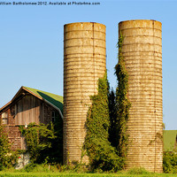 Buy canvas prints of Two Silos by Beach Bum Pics