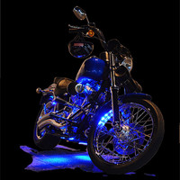 Buy canvas prints of Motorcycle Glow by Beach Bum Pics