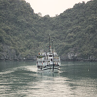 Buy canvas prints of Cruising Halong Bay by Jed Pearson
