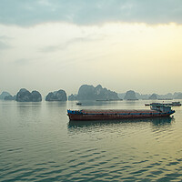 Buy canvas prints of Halong Dawn by Jed Pearson