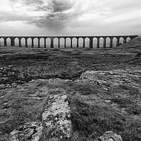 Buy canvas prints of Clouds  over Ribblehead Viaduct by Jed Pearson