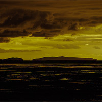 Buy canvas prints of Storm Over Hilbre by Jed Pearson