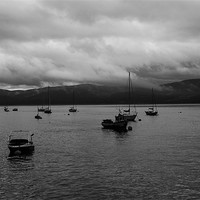Buy canvas prints of Aberdovey Moorings by Jed Pearson