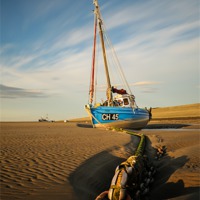Buy canvas prints of Lie at anchor by Jed Pearson