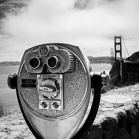 Buy canvas prints of Golden Gate Viewer by Jed Pearson