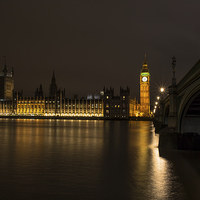 Buy canvas prints of Westminster Reflections by Jed Pearson