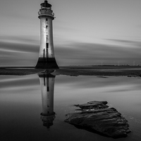 Buy canvas prints of New Brighton Rock by Jed Pearson