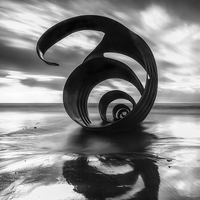 Buy canvas prints of Marys Shell Cleveleys by Jed Pearson