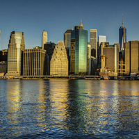 Buy canvas prints of Manhattan Dawn by Jed Pearson