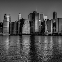 Buy canvas prints of Manhattan Reflected by Jed Pearson