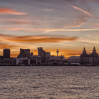 Buy canvas prints of  Liverpool Waterfront by Jed Pearson