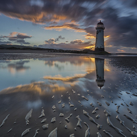 Buy canvas prints of Lighthouse Reflection  by Jed Pearson