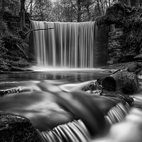 Buy canvas prints of  Nant Mill Falls by Jed Pearson