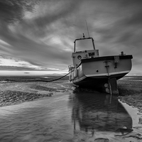Buy canvas prints of  Waiting for the next tide by Jed Pearson