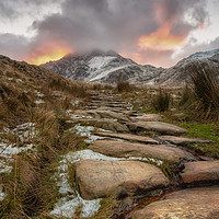 Buy canvas prints of Tryfan Ascent by Jed Pearson