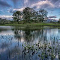 Buy canvas prints of Bruised sky at Elterwater by Jed Pearson