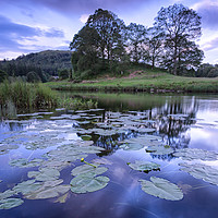 Buy canvas prints of Dawn at Elterwater by Jed Pearson