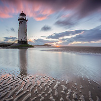 Buy canvas prints of Talacre sunburst  by Jed Pearson