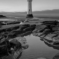 Buy canvas prints of Tide pools at Perch Rock by Jed Pearson