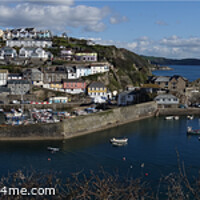 Buy canvas prints of Mevagissey Harbour by Roger Fleet