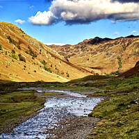 Buy canvas prints of Langstrath Valley by Roger Fleet