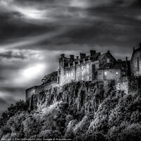 Buy canvas prints of Stirling Castle in Monochrome by Tylie Duff Photo Art