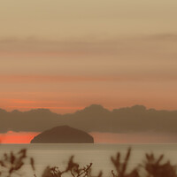 Buy canvas prints of Ailsa Craig On The Ayrshire Coast by Tylie Duff Photo Art