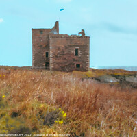 Buy canvas prints of Portencross Castle On The Clyde by Tylie Duff Photo Art