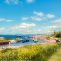 Buy canvas prints of Lazy Summer Day At Portencross by Tylie Duff Photo Art