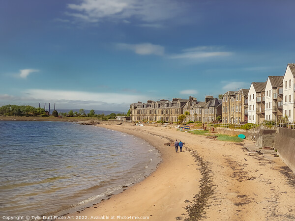 Fairlie Beach On the Firth of Clyde Picture Board by Tylie Duff Photo Art