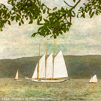 Buy canvas prints of The Sailing Schooner Adix on the River Clyde by Tylie Duff Photo Art