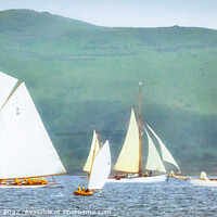 Buy canvas prints of Fife Yachts On The Clyde by Tylie Duff Photo Art