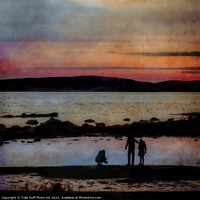 Buy canvas prints of Seamill Sunset by Tylie Duff Photo Art