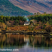 Buy canvas prints of Croft in Torridon Mountains by Tylie Duff Photo Art
