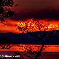Buy canvas prints of Loch Lomond Sunset by Tylie Duff Photo Art